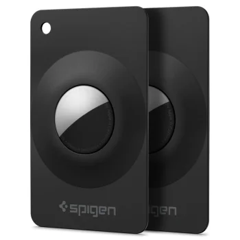 Чехол для Apple AirTag 1 / 2 в кошелек Spigen AirFit 2, 2 шт., черный