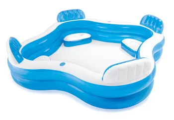 Intex 56475 Inflatable Garden Pool with Seats, 229x229 cm