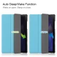 Samsung Galaxy Tab A8 10.5 (2021) (2022) (SM-X200/X205) Trifold Stand PU Leather Hard Protective Cover Case, Sky Blue |...