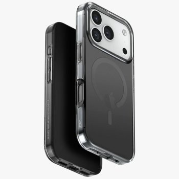Uniq Clario Magclick Charging maciņš iPhone 17 Pro - melns | Phone Case Cover