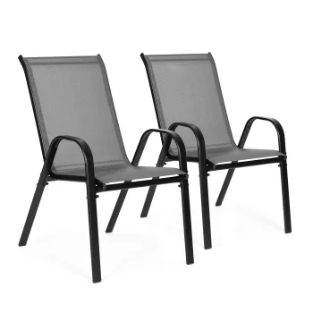 Multigarden dārza krēslu komplekts, 2 gab., pelēks