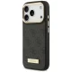 Guess 4G Logo Plate MagSafe vāciņš iPhone 18 Pro Max / 17 Pro Max, melns
