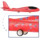 Kids Toy Automatic Gun Airplane Glider Launcher, Red