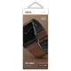Uniq Strap Straden Apple Watch Series 1/2/3/4/5/6/7/8/SE/SE2/Ultra 42/44/45/49mm. Leather Hybrid Strap brown/brown