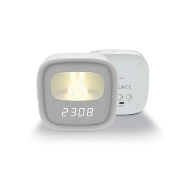 Светодиодный будильник ночник Кролик PURE FNL-06 AURORA Forever Light, белый