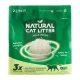 Augu izcelsmes sacietējošas kaķu smiltis Petkit Natural Cat Litter 4 x 2.4 kg