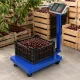Elektroniskie platformas svari 100kg LCD zili
