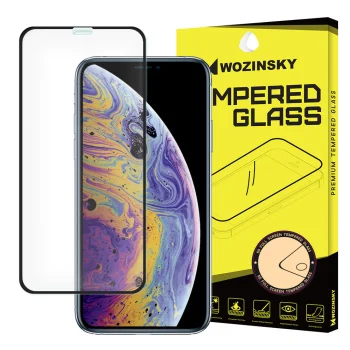 5D Tempered Glass for Apple iPhone X 10 / 11 Pro 5.8" Screen 0.3mm 9H, black - защитное стекло...