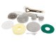Electric Spin Scrubber for Tiles and Grout, 7 Brush Heads, 2600mAh