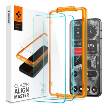 Nothing Phone 2 Spigen ALM GLAS.TR Tempered Glass Screen Protector 2 pcs. | Защитное Стекло для...