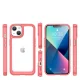 Vāciņš iPhone 14 Plus Outer Space Case ar cietu aizmuguri un gēla rāmi, sarkans