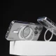 PanzerGlass iPhone 16 Case CARE Feature Kickstand MagSafe, Silver