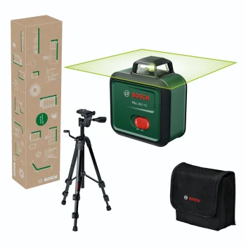 Līniju lāzers Bosch PLL 360-1G Set ar statīvu TT 120