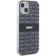 DKNY iPhone 15 / 14 / 13 vāciņš IML Mono & Stripe MagSafe, melns