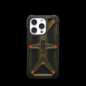 Apple iPhone 15 Pro 6.1'' UAG Monarch Hard Case Cover, Green Kevlar | Telefona Maciņš Vāciņš Apvalks Bampers