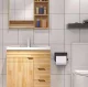 Держатель для туалетной бумаги с полкой, Чёрный | Toilet Paper Holder with Shelf