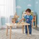 Ecotoys 2-in-1 Wooden Coffee Machine and Shop for Kids, 26 Accessories