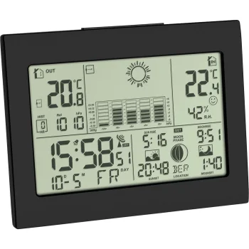 Метеостанция TFA 35.1155.01 Horizon, черно-белая