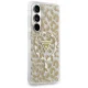 Чехол Guess IML Leopard Triangle MagSafe для Samsung Galaxy S26, коричневый