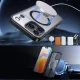 Samsung Galaxy S25 FE bruņu ietvars Hybrid Armor X ar statīvu un MagSafe, melns