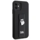 Karl Lagerfeld iPhone 11 / XR чехол Gripstand Saffiano Choupette, черный