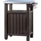 Стол для гриля с тумбой Keter Unity 105 L, коричневый