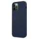 Чехол Guess для iPhone 12 Pro Max Silicone Vintage Script, синий