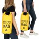 Waterproof Dry Bag Backpack for Hiking Camping Canoeing Traveling 10L, Yellow