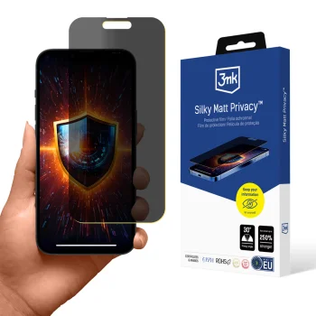 Матовая защитная пленка 3mk Silky Matt Privacy для Apple iPhone 15 Pro