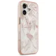 Чехол Guess Jungle Tonal Triangle MagSafe для iPhone 17 — розовый