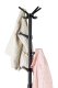 Metāla stāvpakaramais drēbēm ModernHome 180 cm, melns