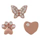 Viedpulkstenis Forever SW-330 ForeVigo 4 ar piekariņiem, Rose Gold