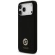 Guess Silicone Logo Strass 4G MagSafe Phone Case Cover iPhone 17 Pro Max - Black