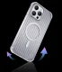 Чехол Kingxbar PQY Go Out Series для iPhone 14 Plus с MagSafe, серебристый