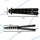 Tuplais Saliekams Nerūsējošā Tērauda Kabatas Taktiskais Nazis Balisong | Stainless Steel Tactical Folding...