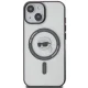 Karl Lagerfeld iPhone 15 vāciņš IML Karl`s Head MagSafe, caurspīdīgs / melns