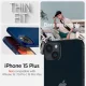 Spigen Thin Fit vāciņš iPhone 15 Plus tālrunim, zils