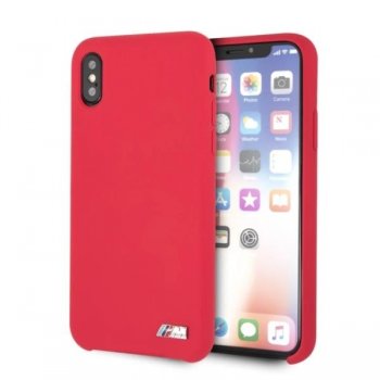 Apple iPhone X / Xs / 10 5.8'' BMW Silicone M Collection Case Cover (BMHCPXMSILRE), Red | Чехол Кейс...