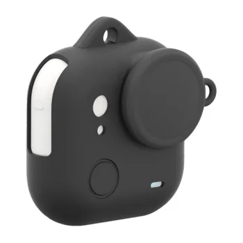 PULUZ silikona vāciņš un objektīva aizsargs priekš Insta360 GO Ultra, melns
