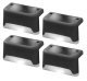 4 Pcs Solar LED Deck Lights Outdoor Path Garden Pathway Stairs Step Fence Lamp