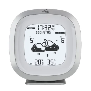 Tfa 35.8101.54 WiFi meteoroloģiskā stacija, sudraba/melna