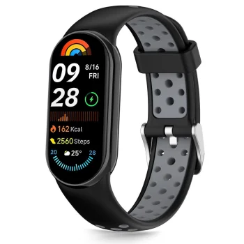 Ремешок Tech-Protect IconBand Air для Xiaomi Smart Band 8 / 9 / 10 / NFC - Black and Gray