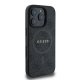 Guess 4G Ring Classic Logo MagSafe Case for iPhone 16 Pro Max, Black