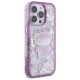 Hello Kitty iPhone 16 Pro Case Liquid Glitter 50TH Anniversary Party, Purple