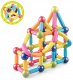 Magnētiskie Rotaļu Spēļu Bloki Bumbiņas Stienīši Konstruktors, 84 gab. | Magnetic Magic Blocks Bricks Balls