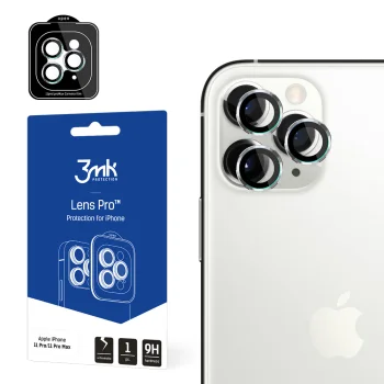 Защитное стекло для камеры 3mk Lens Protection Pro для iPhone 11 Pro / 11 Pro Max, Silver