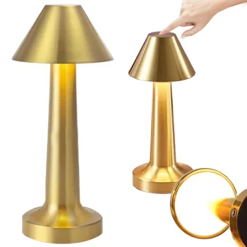 Беспроводная настольная LED лампа, сенсорная, 3 оттенка света,...