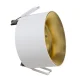 Maclean MCE457 W/G Iebūvējams gaismeklis, GU5.3, 70x40mm, Balts/Zelts