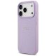 Guess Grained Ring MagSafe Phone Case Cover iPhone 17 Pro - Purple