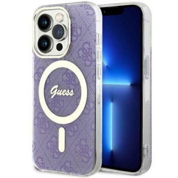Guess iPhone 14 Pro vāciņš 4G MagSafe, violets